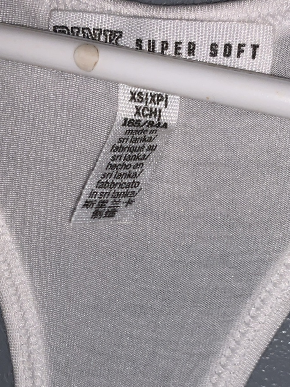 PINK Victoria's Secret White Tank with Pink Logo - Picture 2 of 2